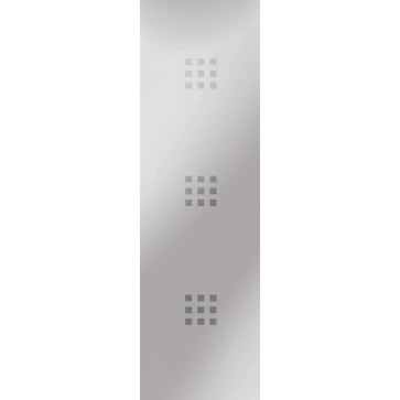 Sandstrahlverglasung 3 x 9 negativ