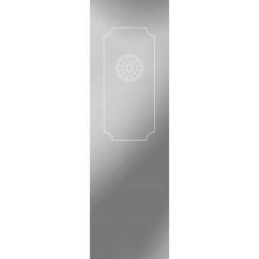 Sandstrahlverglasung Rosette