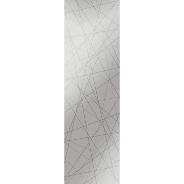 Sandstrahlverglasung Straight negativ
