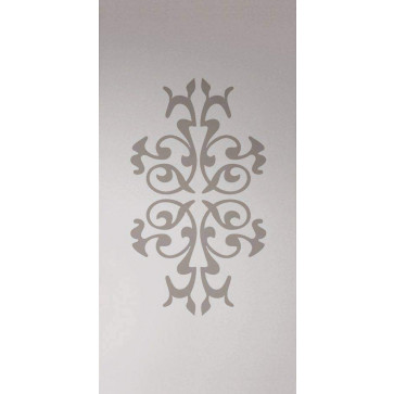 sandblasted glazing Florale