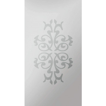 sandblasted glazing Florale neg.
