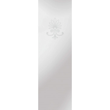 sandblasted glazing Palmette neg.