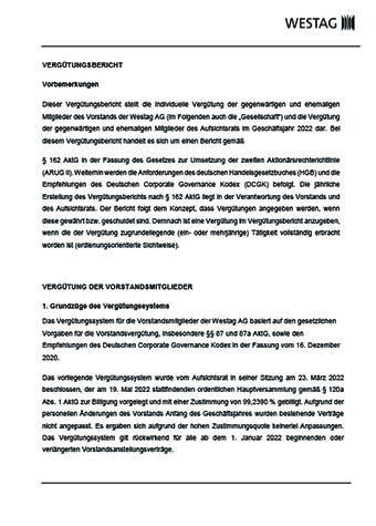 Vergütungsbericht