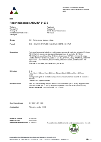 <p>EI30-1-65 (No Z 31275) FR</p>