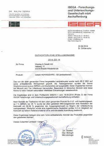 Expert Opinion für Getalit® Bacteria ultra resistant