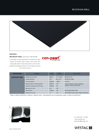 <p>Datasheet wall panels Decoplan Wall</p>