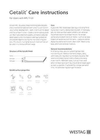<p>Care Instructions Getalit</p>