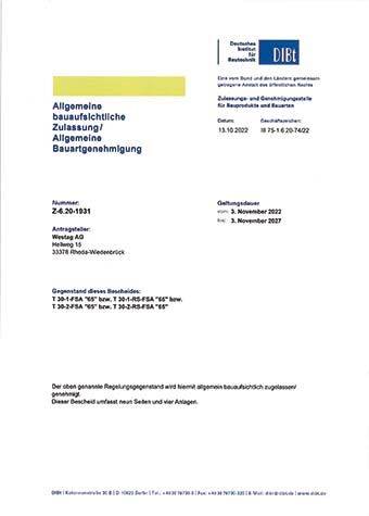 <p>T30-1-65 /T30-2-65 (Z-6.20-1931)</p>