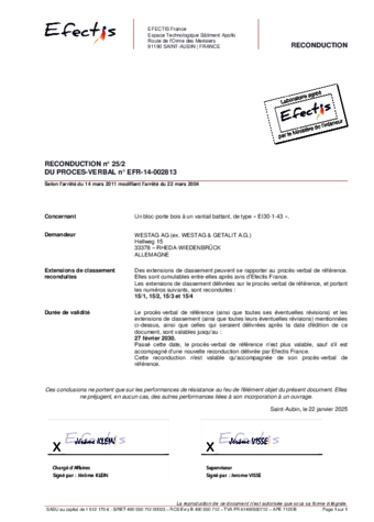<p>EI30-SK37-1-43 (EFR-14-002813 PV)</p>