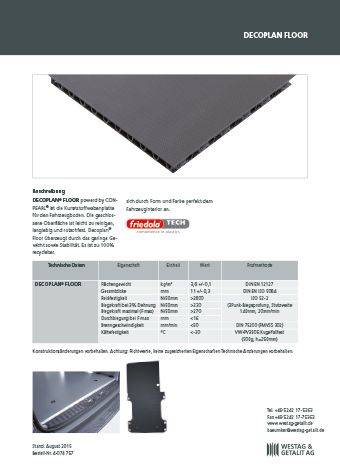 <p>Datenblatt Bodenplatten Decoplan Floor</p>