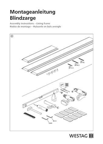 <p>Blindzarge für Holzsteckzarge</p>