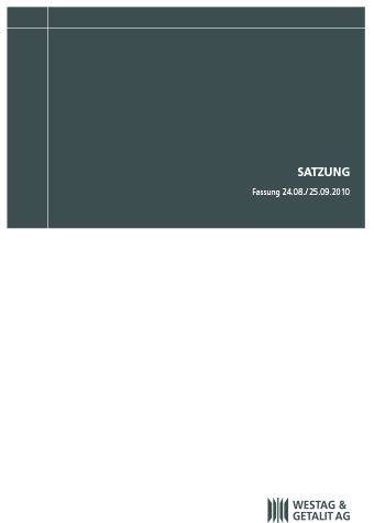 Satzung