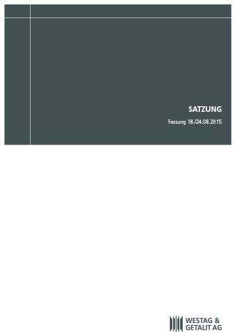 Satzung