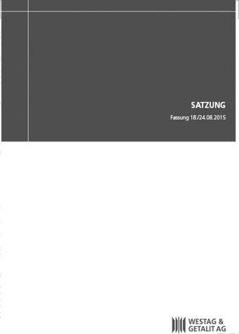 Satzung